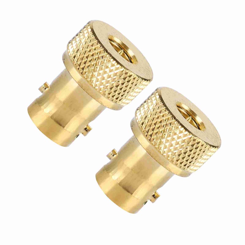 2 Pcs Gold BNC Female To SMA Male Convert Adapter Connector - Image 3