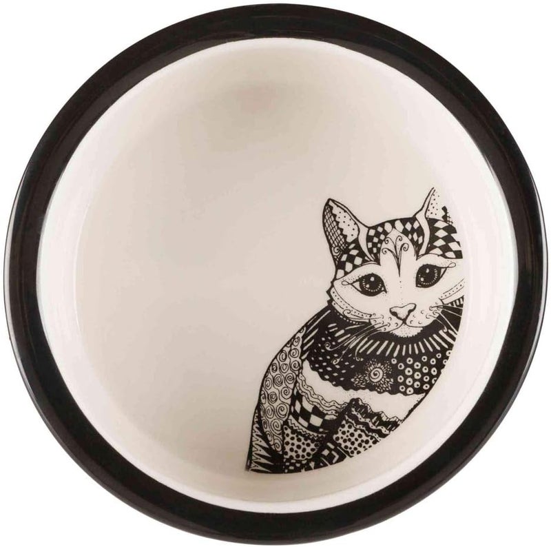 Trixie Zentagle Ceramic Cat Bowl - 300ML - Image 2