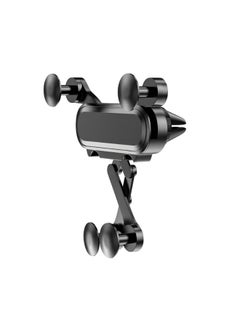 Generic WUW Z25 Car Phone Holder with 360-Degree Rotation, Mounted in the Air Vent - Compatible with All Phone Sizes - Black  - Image 2