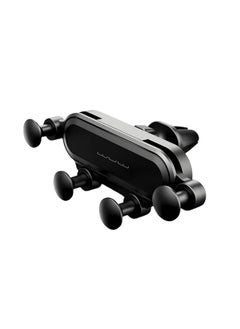Generic WUW Z25 Car Phone Holder with 360-Degree Rotation, Mounted in the Air Vent - Compatible with All Phone Sizes - Black  - Image 1