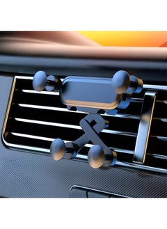 Generic WUW Z25 Car Phone Holder with 360-Degree Rotation, Mounted in the Air Vent - Compatible with All Phone Sizes - Black  - Image 5