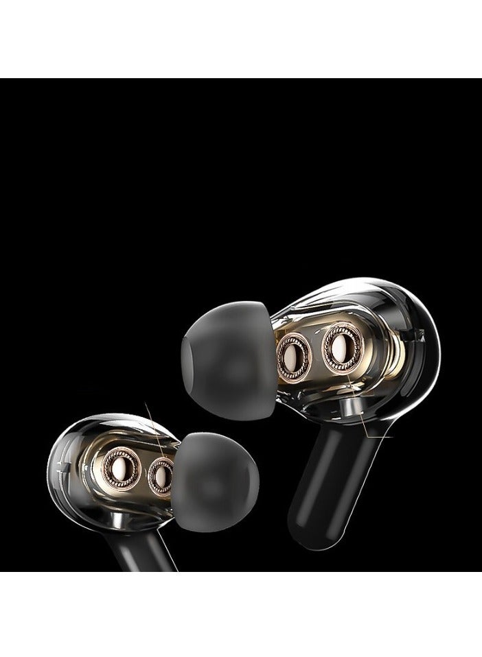 AROAQ Wireless Earbuds, Noise Cancellation Bluetooth In-ear Earphones, Clear Sound Dual Speaker Stereo T22tws Headset, (T22 double dynamic speaker white) - Image 4