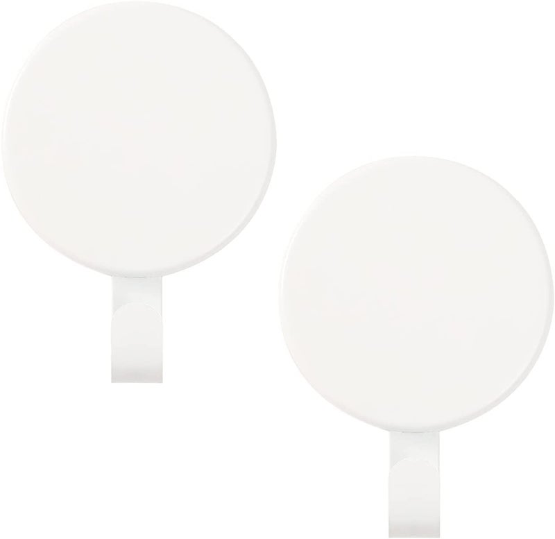 Aeranto Magnetic Wreath Hanger Heavy Duty Magnet Hooks Hanging Supplies for Metal Door Refrigerator Christmas Wreaths Party Decoration Super Strong Magnetism (White, 2 Pack) - Image 1