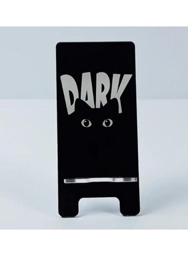 Dark Phone Stand, Mobile Device Holder, Desktop Accessory - Image 2