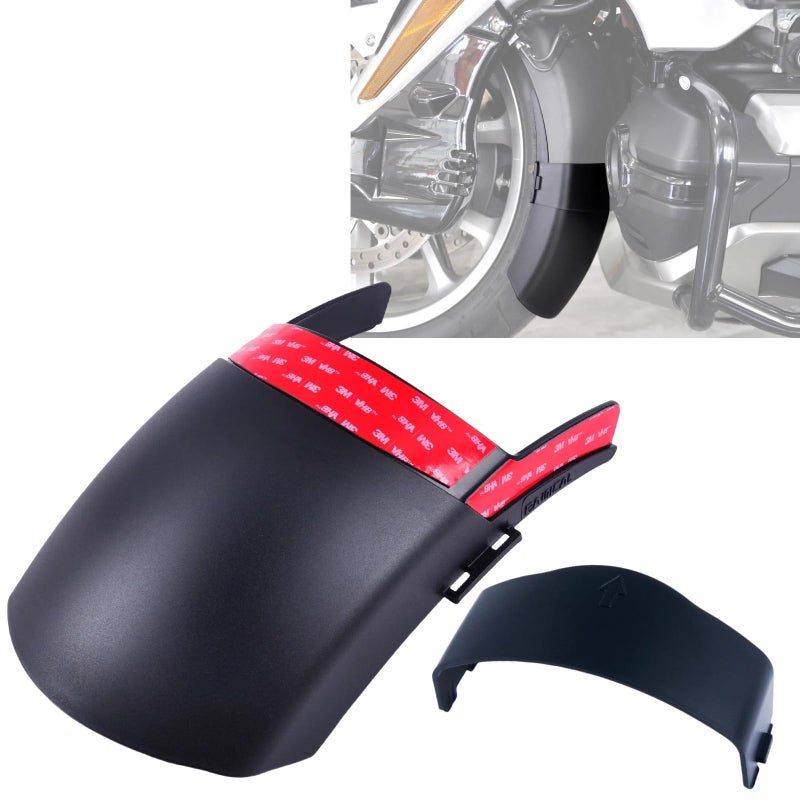 Panical Front Fender Extension For Honda Goldwing GL1800 F6B Front Mudguard Extender Wheel Splash Guard Extension Accessories 20182026 Black Black - Image 2