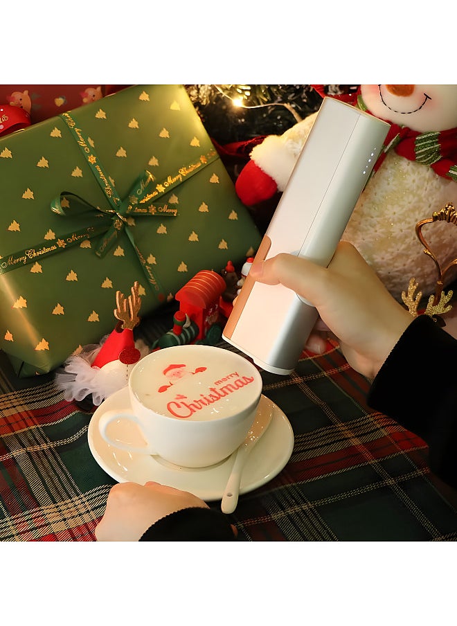 Portable Inkjet Coffee Latte Printer WiFi PrintLab APP Control Edible Food Printer Coffee Latte Art Machine Macaron Cookie DIY Design
