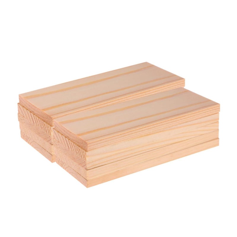 20pcs Khaki Cedar Wood Rectangular Photography Backdrop Wood Boards 5x4cm For Events And Professional Photoshoot Props - Image 2