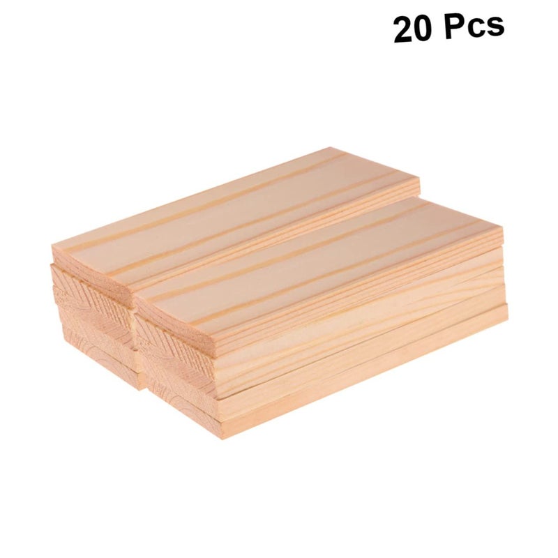 20pcs Khaki Cedar Wood Rectangular Photography Backdrop Wood Boards 5x4cm For Events And Professional Photoshoot Props - Image 3