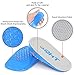 SQHT Heel Lift for Achilles Tendonitis Heel Pain and Leg Length Discrepancy Shoe Inserts for Men and Women BlueBeige Small 1 Height - Image 4