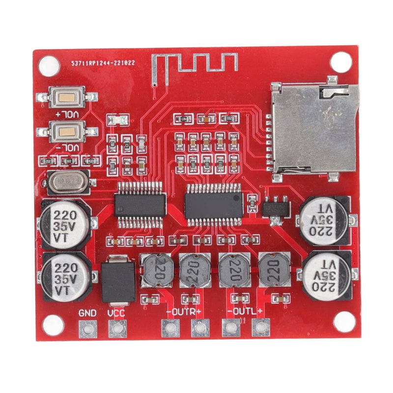 DC 12 24V لوحة مكبر الصوت ثنائي القنوات 2x15W وحدة SMD لمكبر صوت لاسلكي منزلي - Image 4