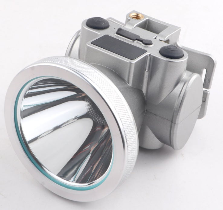 Headlamp Strong Light Outdoor Waterproof Induction LED Long Endurance Super Bright Laser Fishing Lamp Head-mounted Charging Miners Lamp 505 liquid crystal display imported laser lamp beads burst bright 
