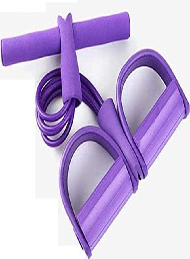 JEJDA Multifunction Tension Rope, 4-Tube Elastic Yoga Pedal Puller Resistance Band, Natural Latex Tension Rope Fitness Equipment, for Abdomen/Waist/Arm/Leg Stretching Slimming Training (Multi Color) - Image 1
