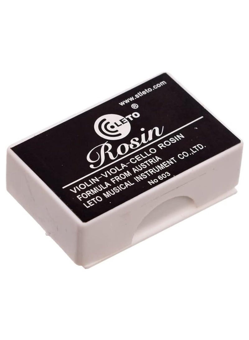 Rosin Leto Rosin for Violin, Viola & Cello Strings – Smooth Bow Grip & Clear Sound - Image 1