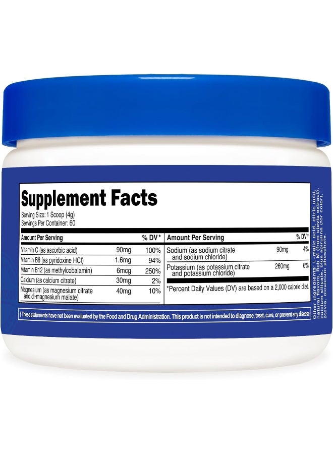 Nutricost Electrolyte Complex Powder (60 Servings, Blue Raspberry) - Hydration Supplement Drink Mix with Vitamins and Minerals - Image 5