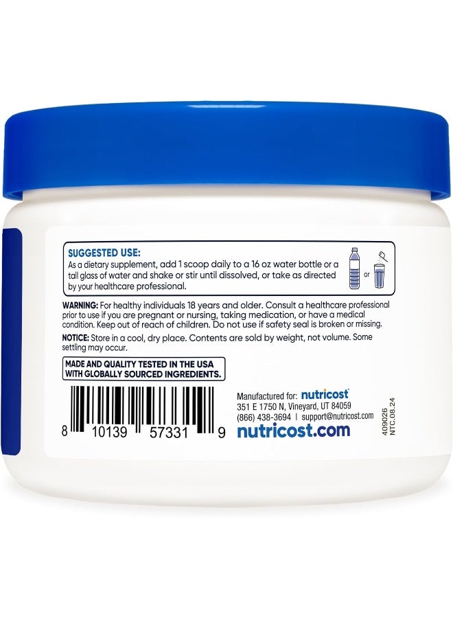 Nutricost Electrolyte Complex Powder (60 Servings, Blue Raspberry) - Hydration Supplement Drink Mix with Vitamins and Minerals - Image 4