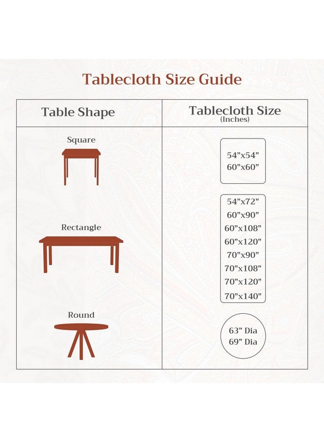 Maison d' Hermine Table Cloth Rectangle Table 100% Cotton 60 x 120 Inches Tablecloth Reusable Decorative Everyday Use for Dining Room, Farmhouse, Home, Party, Festive & Wedding - Allure - Image 4