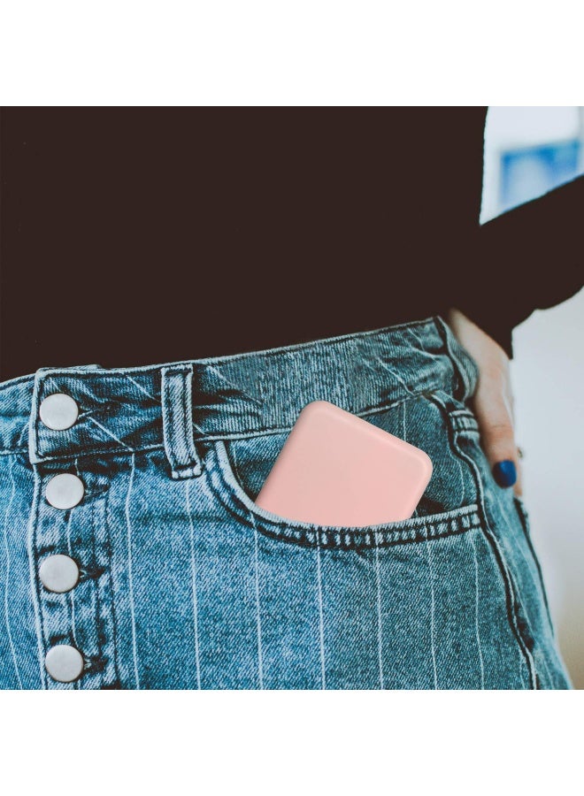 Kintion Pocket Mirror  1X 3X Magnification Led Compact Travel Makeup Mirror With Light For Purse  2-Sided  Portable  Folding  Handheld  Small Lighted Mirror For Gift  Pink - Image 3