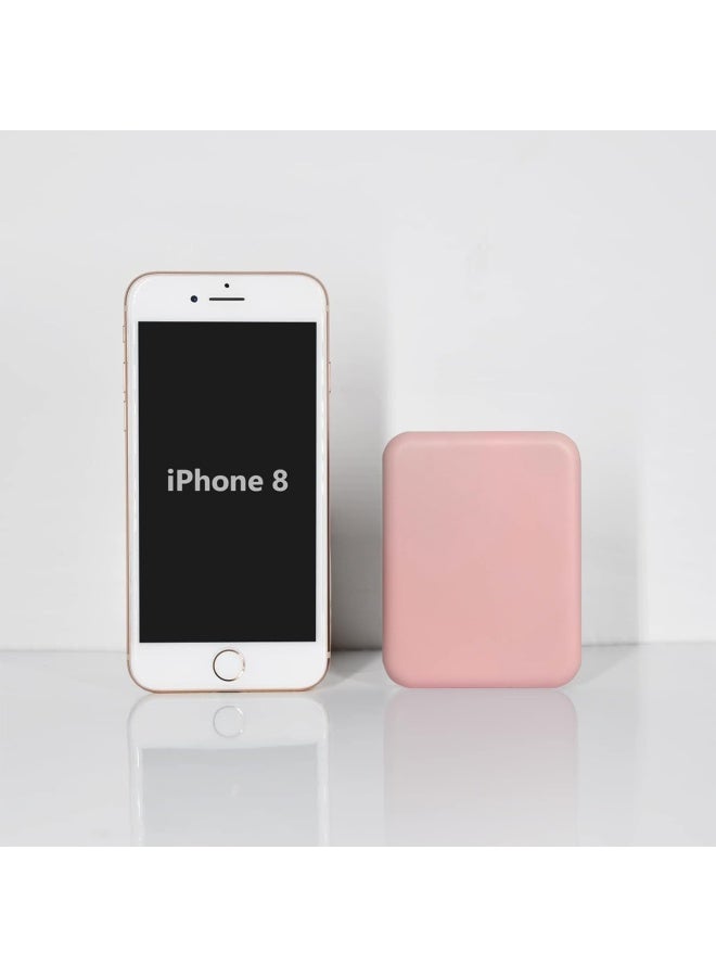 Kintion Pocket Mirror  1X 3X Magnification Led Compact Travel Makeup Mirror With Light For Purse  2-Sided  Portable  Folding  Handheld  Small Lighted Mirror For Gift  Pink - Image 2