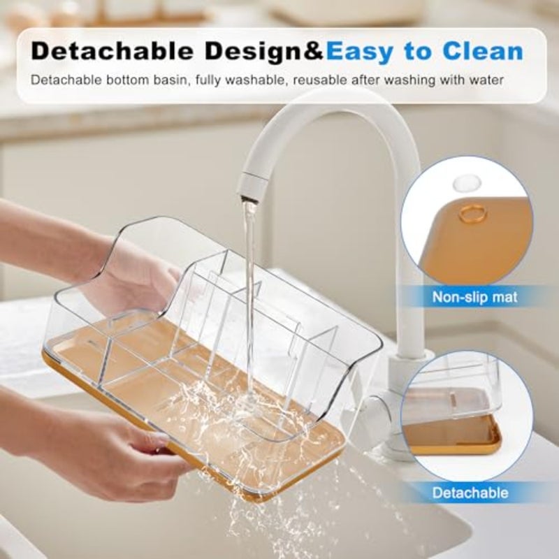 Vanity Bathroom Countertop Storage Rack Lipstick and Makeup Brush Organizer Skincare Storage Box for Vanity Ideal for Bathroom, Living Room, and Kitchen Organization - Image 5