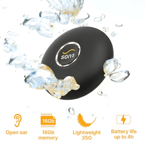 SONR Music 2-in-1 Bundle – Open-Ear Underwater Music Player for Swimmers & Storage case (Graphite) - Image 2
