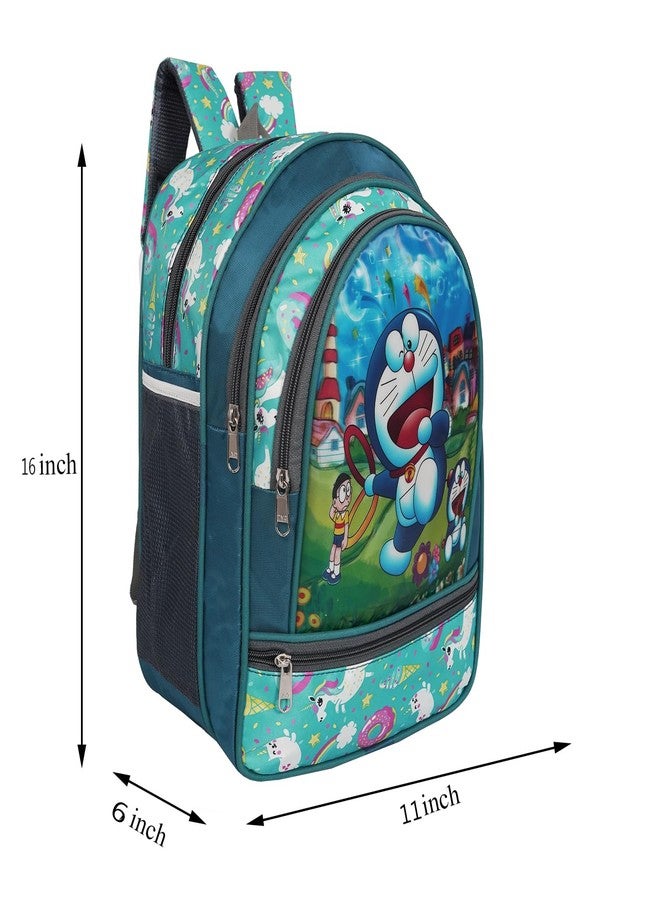 Nyfee 3D Printed Doraemon School Bag/Backpack for Boys and Girls with 3 Large Compartment & Fully Padded Handles (Ben10) - Image 5