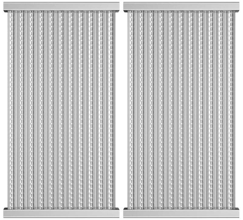 PETKAO 17 1/8 X 9 3/8" Grill Emitter Grates for Charbroil TRU-Infrared 2 Burner 463644220 463642316, G362-2100-W1 Replacement for Charbroil Parts 463632320 463675016 463245518 463675016P1 466642316 466642416 - Image 1