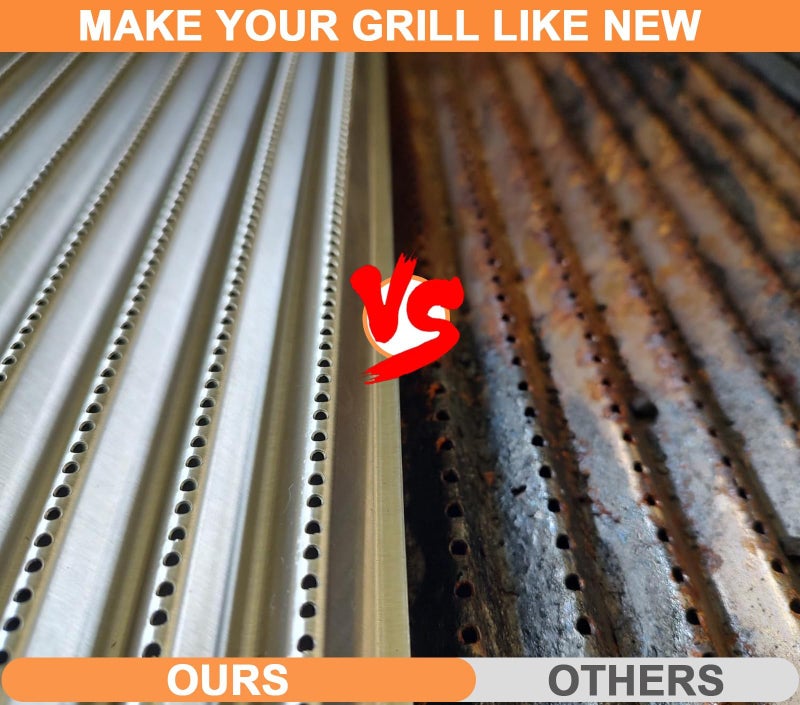 PETKAO 17 1/8 X 9 3/8" Grill Emitter Grates for Charbroil TRU-Infrared 2 Burner 463644220 463642316, G362-2100-W1 Replacement for Charbroil Parts 463632320 463675016 463245518 463675016P1 466642316 466642416 - Image 5