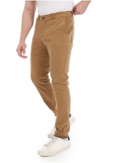 Andora Plain Gabardine Fit Trousers _ Camel  - Image 2