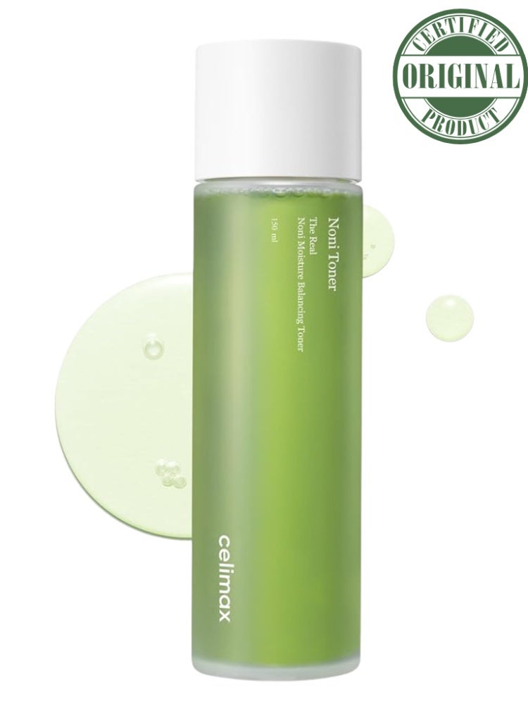 Celimax The Real Noni Moisture Balancing Toner – Hydrating & pH Balancing Face Toner with Noni Extract for Healthy Skin – 150ml - Image 1