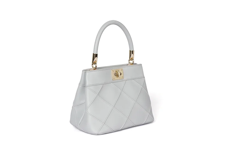 كابلي حقيبة يد مبطنة بجلد فاخر