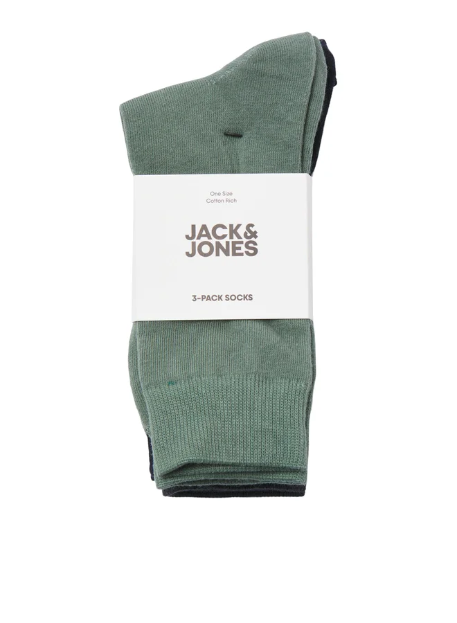 JACK & JONES Set of 3 - Ribbed Crew Socks