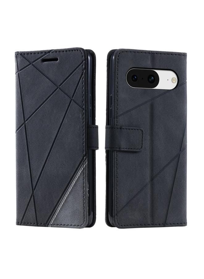S-TOP Case For Google Pixel 9 Skin Feel Splicing Leather Phone Case - Image 2