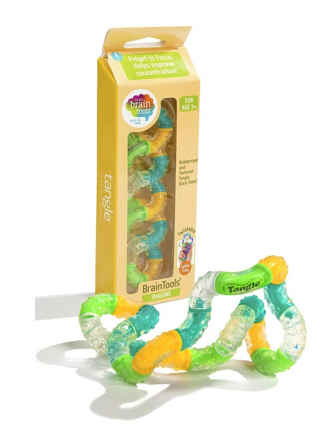 TANGLE Braintools Imagine Quiet Fidget Toy For School Or Work Rubber Texture For Hand Therapy Discreet Fidget Toy For On The Go Use - Image 1