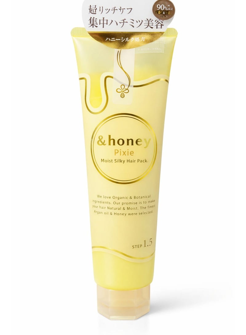 honey pixie moist silky hair pack