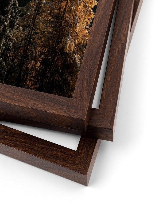 AUEAR, A2 Picture Frame Brown Set of 2, 16.5 x 23.4 Poster Prints Wall Mounted Horizontal and Vertical - Image 5