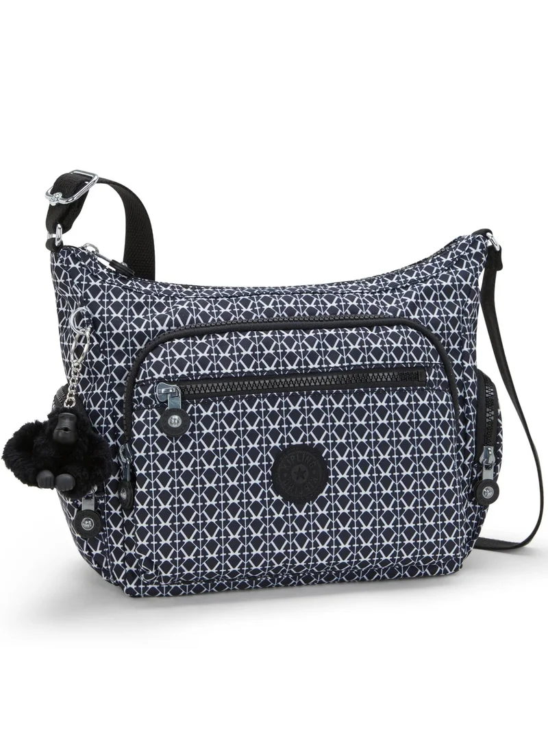 كيبلينغ حقيبة كروس بودي كبيرة بطبعة غابي المميزة