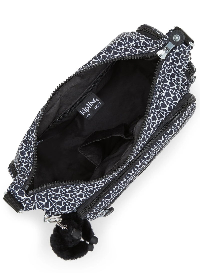 كيبلينغ حقيبة كروس بودي كبيرة بطبعة غابي المميزة - Image 5