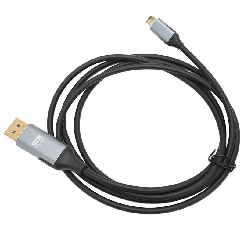 محول USB C إلى DisplayPort: عرض 4K بمعدل 60 هرتز ونطاق ترددي 10 جيجابت في الثانية - موصلات مطلية بالذهب عيار 24 قيراط. محول شاشة USB C يعمل بمجرد التوصيل للمنزل والمكتب والألعاب وأجهزة اللابتوب والحواسيب المكتبية والهواتف المحمولة والأجهزة اللوحية. - Image 1