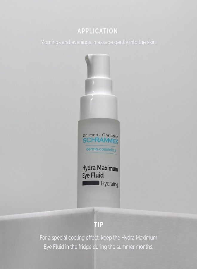 Schrammek Hydra Maximum Eye Fluid (0.5 fl oz) - Reduces Fine Lines, Wrinkles & Dark Circles – Under Eye Treatment - Hyaluronic Acid - Eye Care - Dr. Schrammek - Image 4