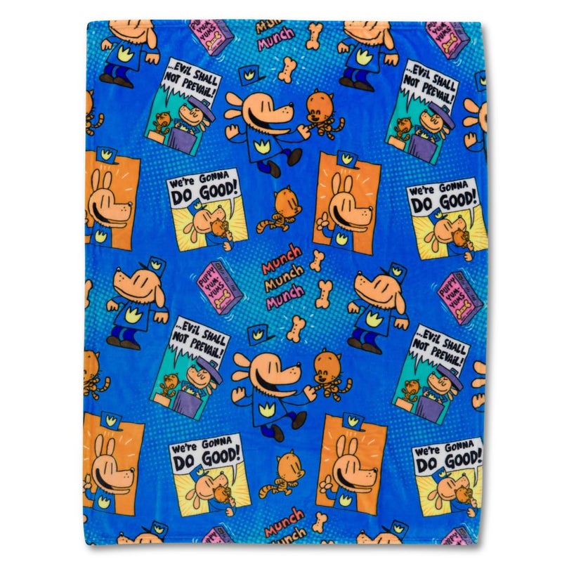 Franco Dog Man Supa Book Kids Bedding Super Soft Cozy Plush Throw, 40 in x 50 in, (Officially Licensed Product) - Image 4