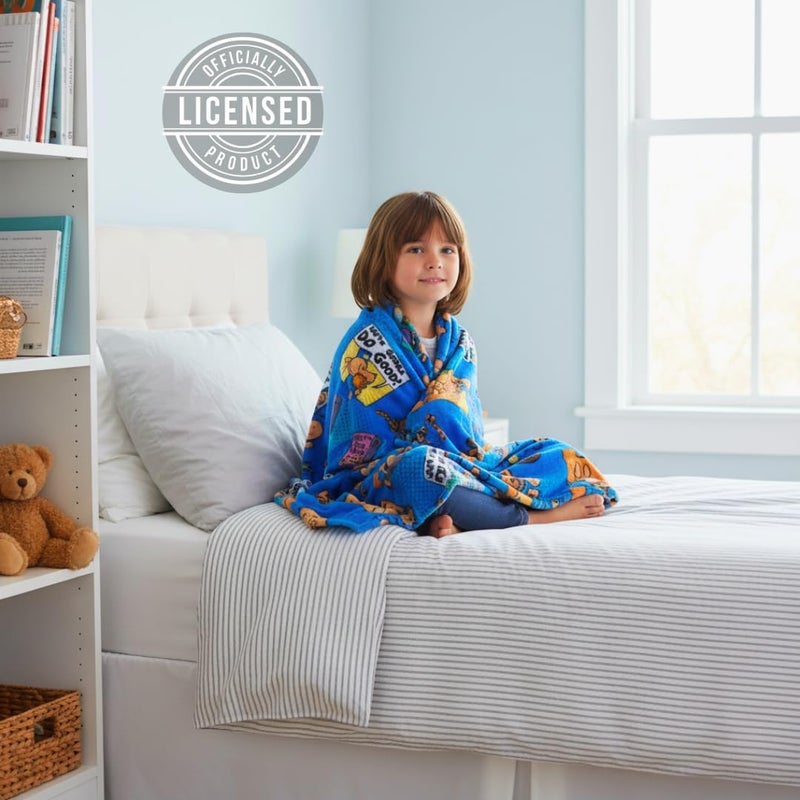 Franco Dog Man Supa Book Kids Bedding Super Soft Cozy Plush Throw, 40 in x 50 in, (Officially Licensed Product) - Image 3