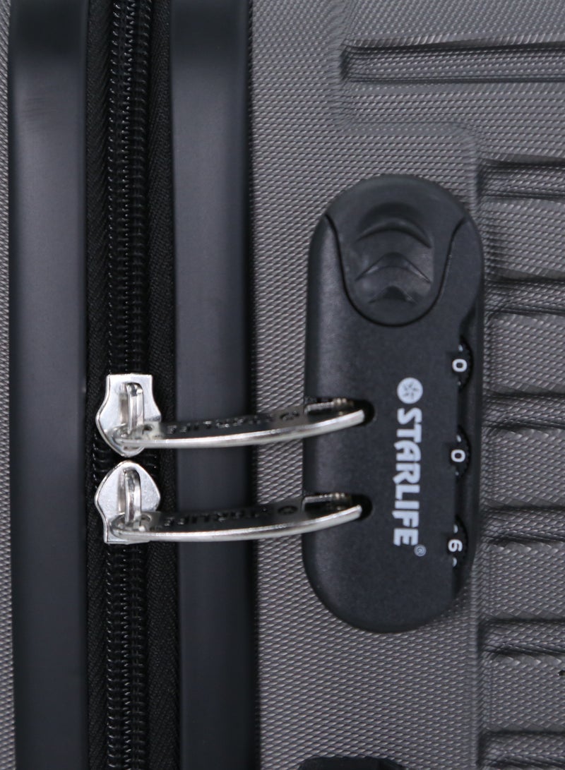 STARLIFE 3 Piece ABS Hard side Trolley Luggage Set Spinner Wheels with Number Lock - Image 4