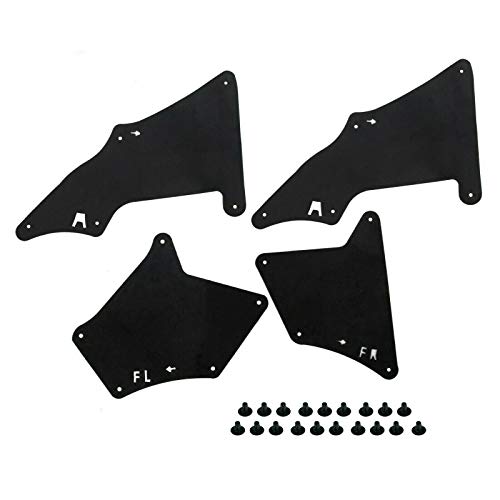 MOCW 4 Pcs Splash Shield with Clips Splash Guards Fender Liner Shields Fit for 2003-2020 Toyota 4Runner, for 2007-2014 FJ Cruiser, for 2003-2009 GX 470,for 2010-2018 GX 460 Fender Liners-Thicker - Image 1