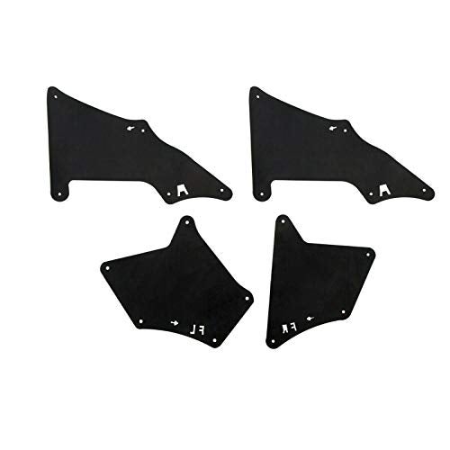 MOCW 4 Pcs Splash Shield with Clips Splash Guards Fender Liner Shields Fit for 2003-2020 Toyota 4Runner, for 2007-2014 FJ Cruiser, for 2003-2009 GX 470,for 2010-2018 GX 460 Fender Liners-Thicker - Image 2