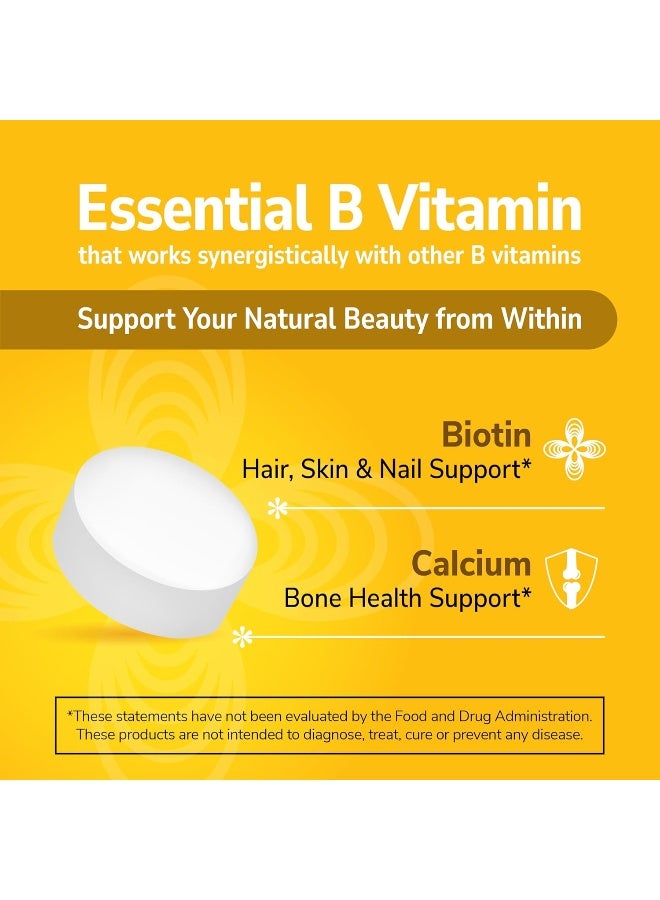 21st Century Biotin Tablets 10,000 mcg for Hair, Skin & Nails - Image 3