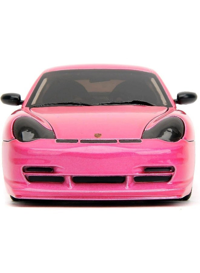 JADA Pink Slips Tokyo Drift 2007 Porsche 911 Gt-3 (997) Die-Cast Car (1:24, Pink) - Image 2