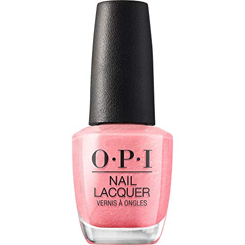 OPI Nail Lacquer Princesses Rule  Sheer Soft Pink Shimmer Chip Resistant Nail Polish  Vegan Fast Drying Streak Free - Image 1