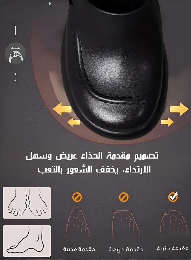 صندل كعب عالٍ مقاوم للماء لتصحيح الوضعية مع جزء علوي مجوف - Image 4