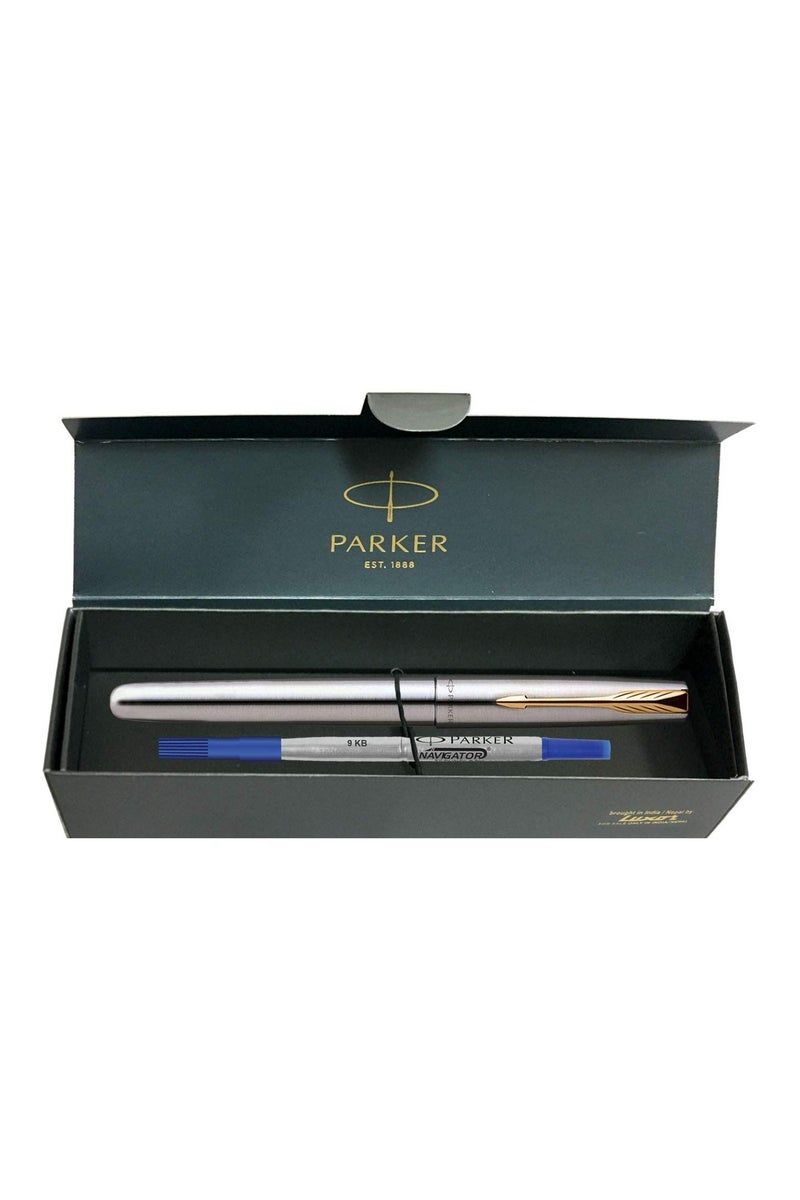 باركر قلم حبر جاف باركر فرونتير GT من الفولاذ المقاوم للصدأ - Image 5