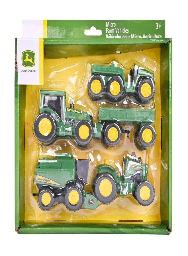 John Deere 5-Pack Micro Farm Vehicles - Moving Parts and Rolling Wheels - 3+ Years - Image 4